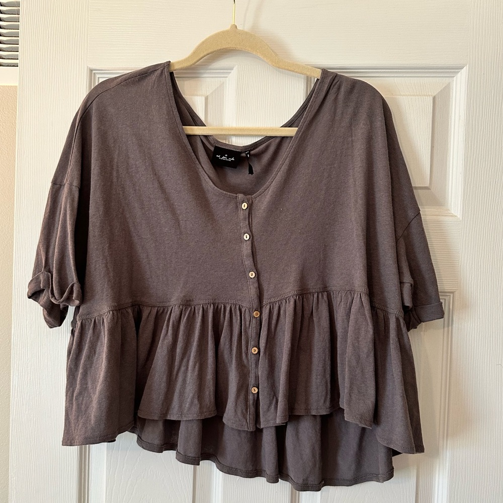 Uo Out From Under Button Up Top - image 1